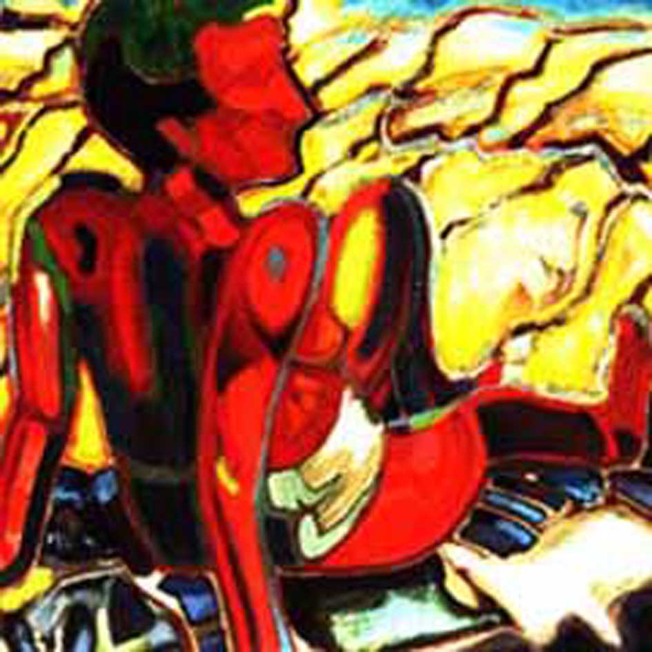femme sur une plage